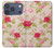 S3037 Pretty Rose Cottage Flora Hülle Schutzhülle Taschen für iPhone 17 Pro, 18 Pro