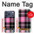 S3091 Pink Plaid Pattern Hülle Schutzhülle Taschen für iPhone 17 Pro