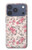 S3095 Vintage Rose Pattern Hülle Schutzhülle Taschen für iPhone 17 Pro