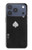 S3152 Black Ace of Spade Hülle Schutzhülle Taschen für iPhone 17 Pro, 18 Pro