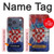 S3313 Croatia Flag Vintage Football Graphic Hülle Schutzhülle Taschen für iPhone 17 Pro