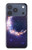 S3324 Crescent Moon Galaxy Hülle Schutzhülle Taschen für iPhone 17 Pro, 18 Pro