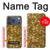 S3388 Gold Glitter Graphic Print Hülle Schutzhülle Taschen für iPhone 17 Pro