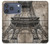S3416 Eiffel Tower Blueprint Hülle Schutzhülle Taschen für iPhone 17 Pro, 18 Pro