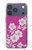 S3924 Cherry Blossom Pink Background Hülle Schutzhülle Taschen für iPhone 17 Pro
