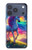 S3977 Colorful Unicorn Hülle Schutzhülle Taschen für iPhone 17 Pro, 18 Pro