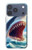 S4004 Oil Color Painting Giant Shark.jpeg Hülle Schutzhülle Taschen für iPhone 17 Pro