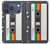 S4023 Vintage Rainbow Compact Cassette Hülle Schutzhülle Taschen für iPhone 17 Pro