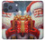 S4029 Xmas Smiling Santa Claus Gift Box Hülle Schutzhülle Taschen für iPhone 17 Pro, 18 Pro