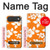 S2245 Hawaiian Hibiscus Orange Pattern Hülle Schutzhülle Taschen für iPhone Air
