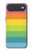 S2363 Rainbow Pattern Hülle Schutzhülle Taschen für iPhone Air