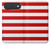 S2364 Red and White Striped Hülle Schutzhülle Taschen für iPhone Air