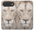 S2399 White Lion Face Hülle Schutzhülle Taschen für iPhone Air