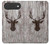 S2505 Reindeer Head Old Wood Texture Graphic Hülle Schutzhülle Taschen für iPhone Air