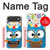 S2521 Cute Nerd Owl Cartoon Hülle Schutzhülle Taschen für iPhone Air
