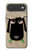 S2826 Cute Cartoon Unsleep Black Sheep Hülle Schutzhülle Taschen für iPhone Air