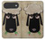 S2826 Cute Cartoon Unsleep Black Sheep Hülle Schutzhülle Taschen für iPhone Air