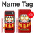 S3045 Japan Good Luck Daruma Doll Hülle Schutzhülle Taschen für iPhone Air
