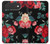 S3112 Rose Floral Pattern Black Hülle Schutzhülle Taschen für iPhone Air