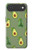 S3285 Avocado Fruit Pattern Hülle Schutzhülle Taschen für iPhone Air
