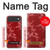 S3817 Red Floral Cherry blossom Pattern Hülle Schutzhülle Taschen für iPhone Air