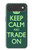 S3862 Keep Calm and Trade On Hülle Schutzhülle Taschen für iPhone Air