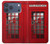 S0058 British Red Telephone Box Hülle Schutzhülle Taschen für iPhone 17 Pro Max