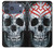 S0223 Vampire Skull Tattoo Hülle Schutzhülle Taschen für iPhone 17 Pro Max, 18 Pro Max
