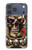 S0753 Skull Wing Rose Punk Hülle Schutzhülle Taschen für iPhone 17 Pro Max