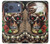 S0753 Skull Wing Rose Punk Hülle Schutzhülle Taschen für iPhone 17 Pro Max