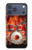 S1431 Skull Drum Fire Rock Hülle Schutzhülle Taschen für iPhone 17 Pro Max, 18 Pro Max