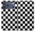 S1611 Black and White Check Chess Board Hülle Schutzhülle Taschen für iPhone 17 Pro Max