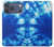 S1869 Tie Dye Blue Hülle Schutzhülle Taschen für iPhone 17 Pro Max, 18 Pro Max