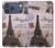 S2211 Paris Postcard Eiffel Tower Hülle Schutzhülle Taschen für iPhone 17 Pro Max, 18 Pro Max