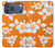 S2245 Hawaiian Hibiscus Orange Pattern Hülle Schutzhülle Taschen für iPhone 17 Pro Max