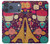 S2353 Paris Cartoon Vintage Pattern Hülle Schutzhülle Taschen für iPhone 17 Pro Max