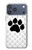S2355 Paw Foot Print Hülle Schutzhülle Taschen für iPhone 17 Pro Max