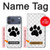 S2355 Paw Foot Print Hülle Schutzhülle Taschen für iPhone 17 Pro Max