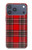 S2374 Tartan Red Pattern Hülle Schutzhülle Taschen für iPhone 17 Pro Max