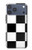 S2492 Black and White Check Hülle Schutzhülle Taschen für iPhone 17 Pro Max