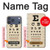 S2502 Eye Exam Chart Decorative Decoupage Poster Hülle Schutzhülle Taschen für iPhone 17 Pro Max