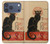 S2739 Chat Noir Black Cat Vintage Hülle Schutzhülle Taschen für iPhone 17 Pro Max