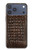 S2850 Brown Skin Alligator Graphic Printed Hülle Schutzhülle Taschen für iPhone 17 Pro Max, 18 Pro Max