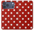 S2951 Red Polka Dots Hülle Schutzhülle Taschen für iPhone 17 Pro Max