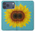 S3039 Vintage Sunflower Blue Hülle Schutzhülle Taschen für iPhone 17 Pro Max