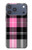 S3091 Pink Plaid Pattern Hülle Schutzhülle Taschen für iPhone 17 Pro Max