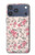 S3095 Vintage Rose Pattern Hülle Schutzhülle Taschen für iPhone 17 Pro Max