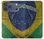 S3297 Brazil Flag Vintage Football Graphic Hülle Schutzhülle Taschen für iPhone 17 Pro Max