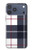 S3452 Plaid Fabric Pattern Hülle Schutzhülle Taschen für iPhone 17 Pro Max, 18 Pro Max