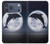 S3510 Dolphin Moon Night Hülle Schutzhülle Taschen für iPhone 17 Pro Max, 18 Pro Max